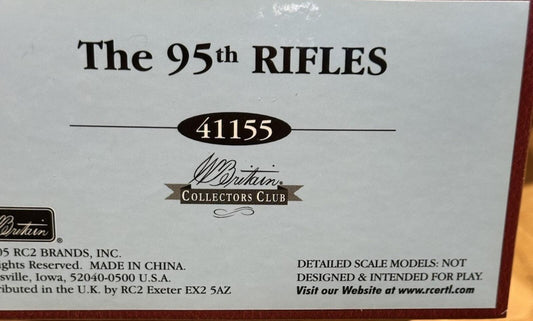 Napoleonic Britains toy soldiers #41155 The 95th Rifles New With Outer Packing