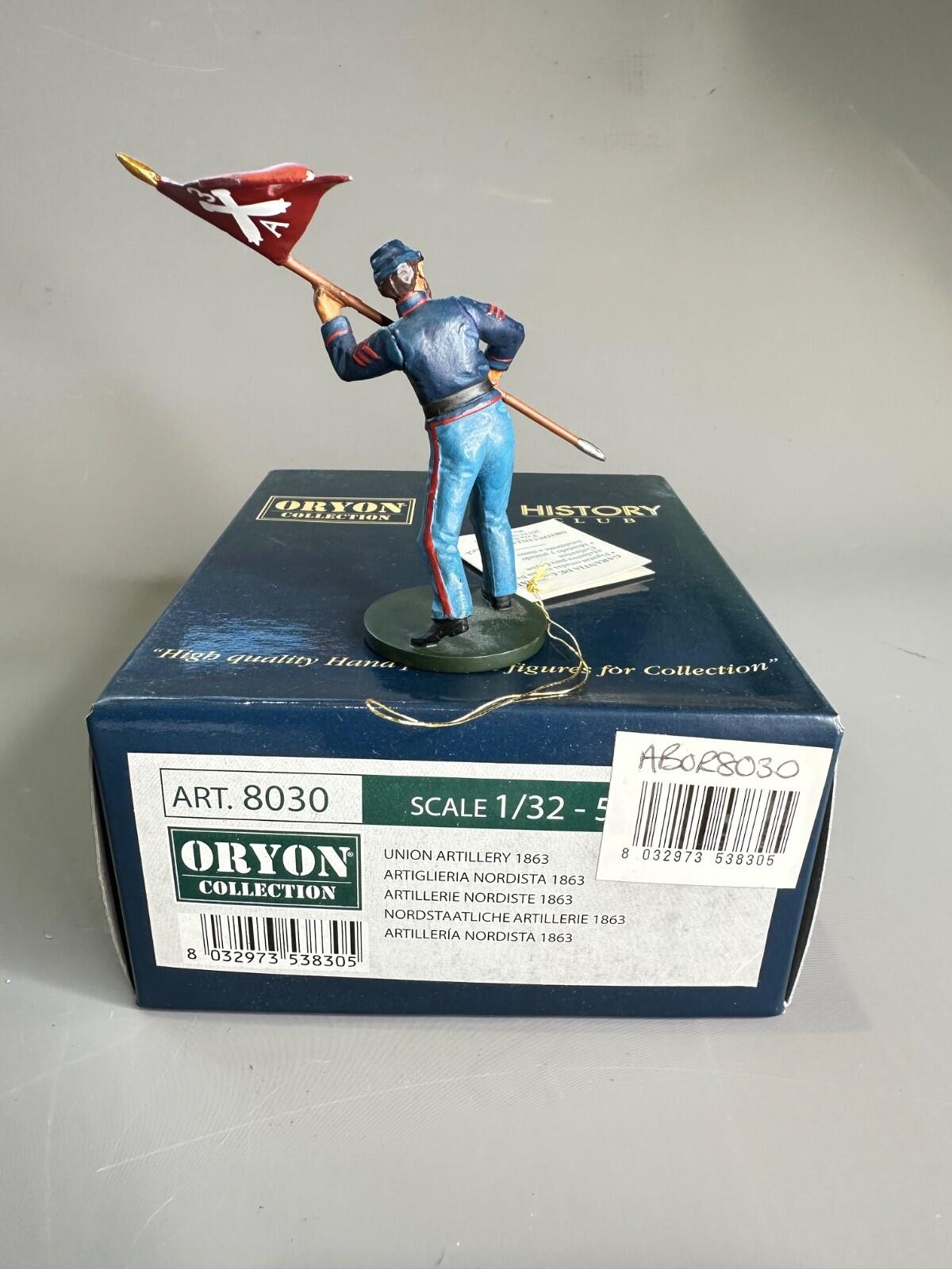 ACW Union artillery 1863  art 8030  hand painted 1/32 scale.ORYON SOLDIERS