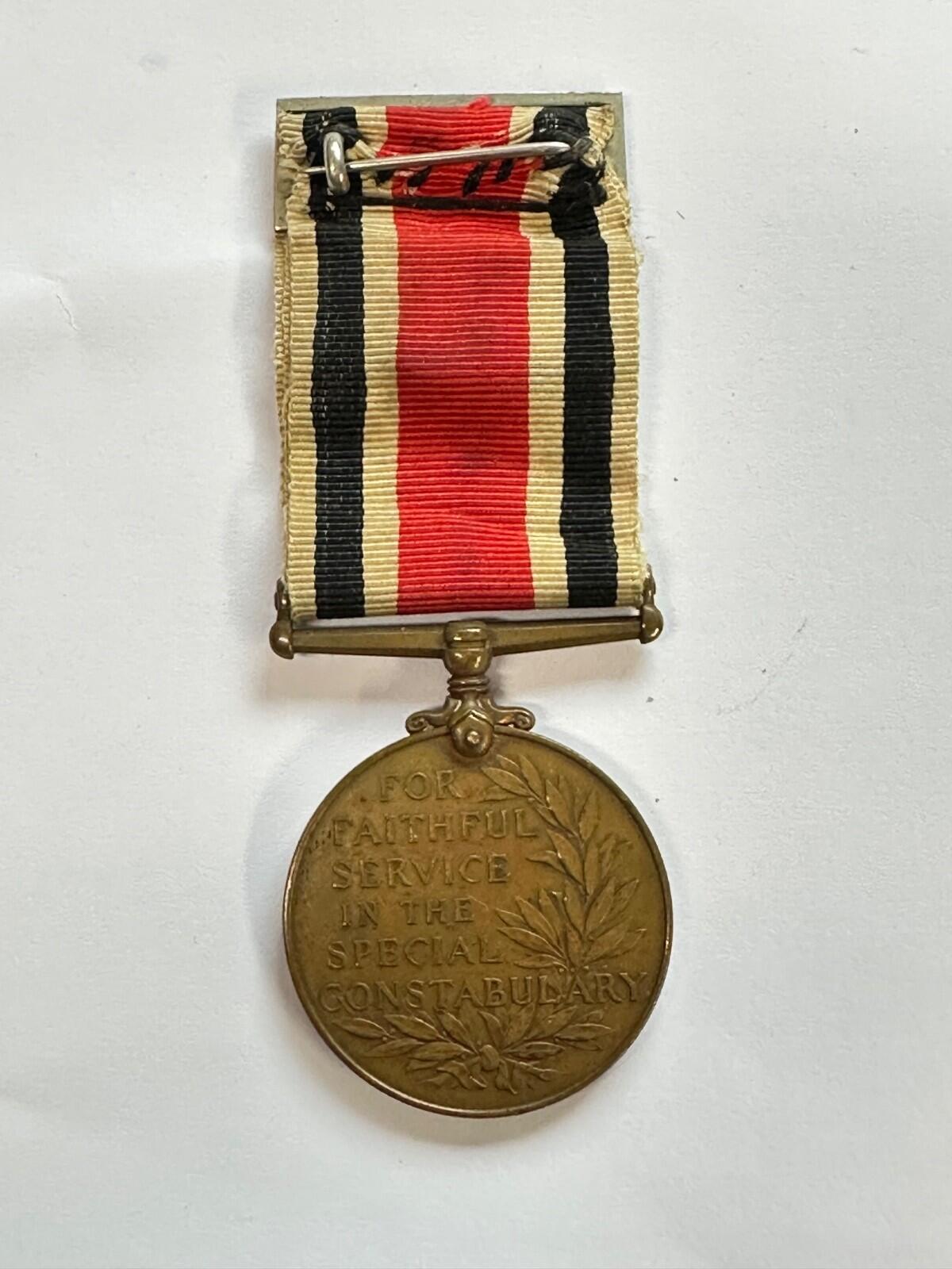 WW1 George V Special Constable Medal (Faithful Service) E CRIPPS  Good condition