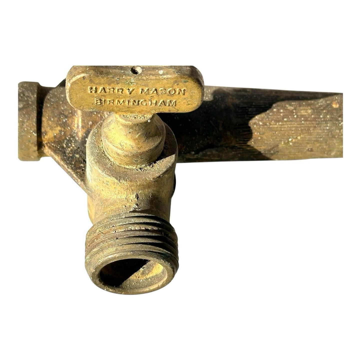 Beer Barrel DOUBLE TAP.   Harry Mason Birmingham Vintage BRASS