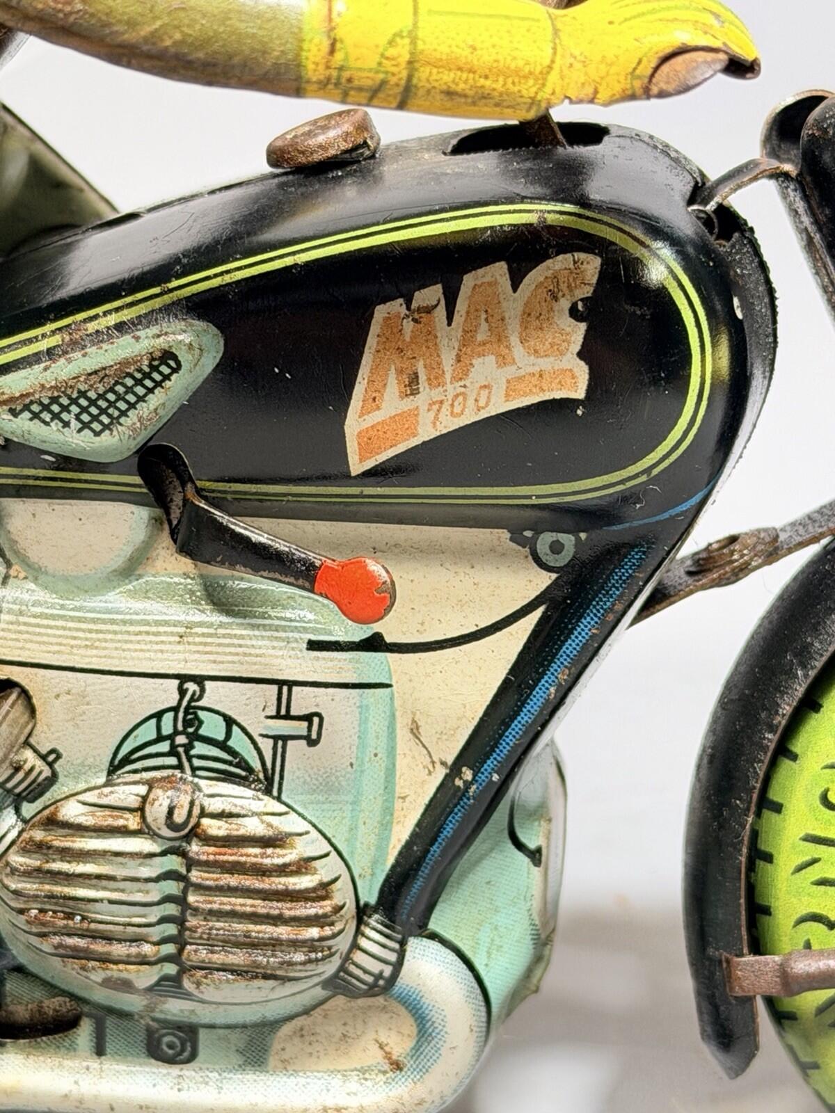 Arnold Mac 700 Clockwork  Motorcycle RARE  Harley Davidson Indian 1948 WORKING