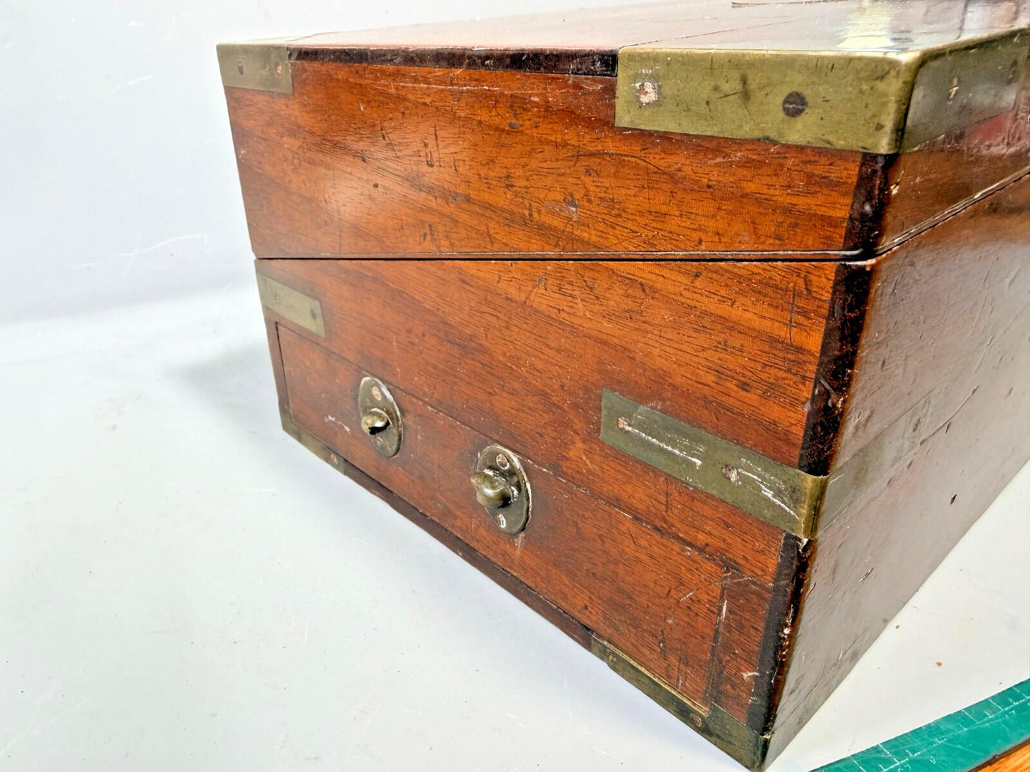 Georgian Campaign Writing Box Cruickshank Royal Navy Surgeon Letters Archive Lot