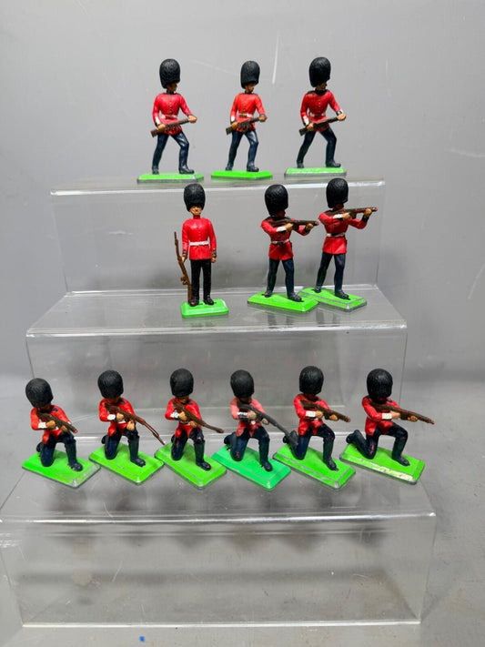 Britains deetail toy soldiers grenadier guards job lot various used