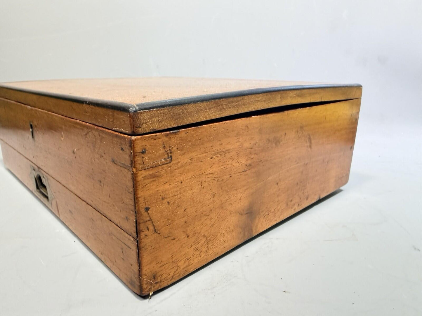 Reeves & Son Cheapside Mahogany Artist Paint Box Victorian Upcycle 19th C