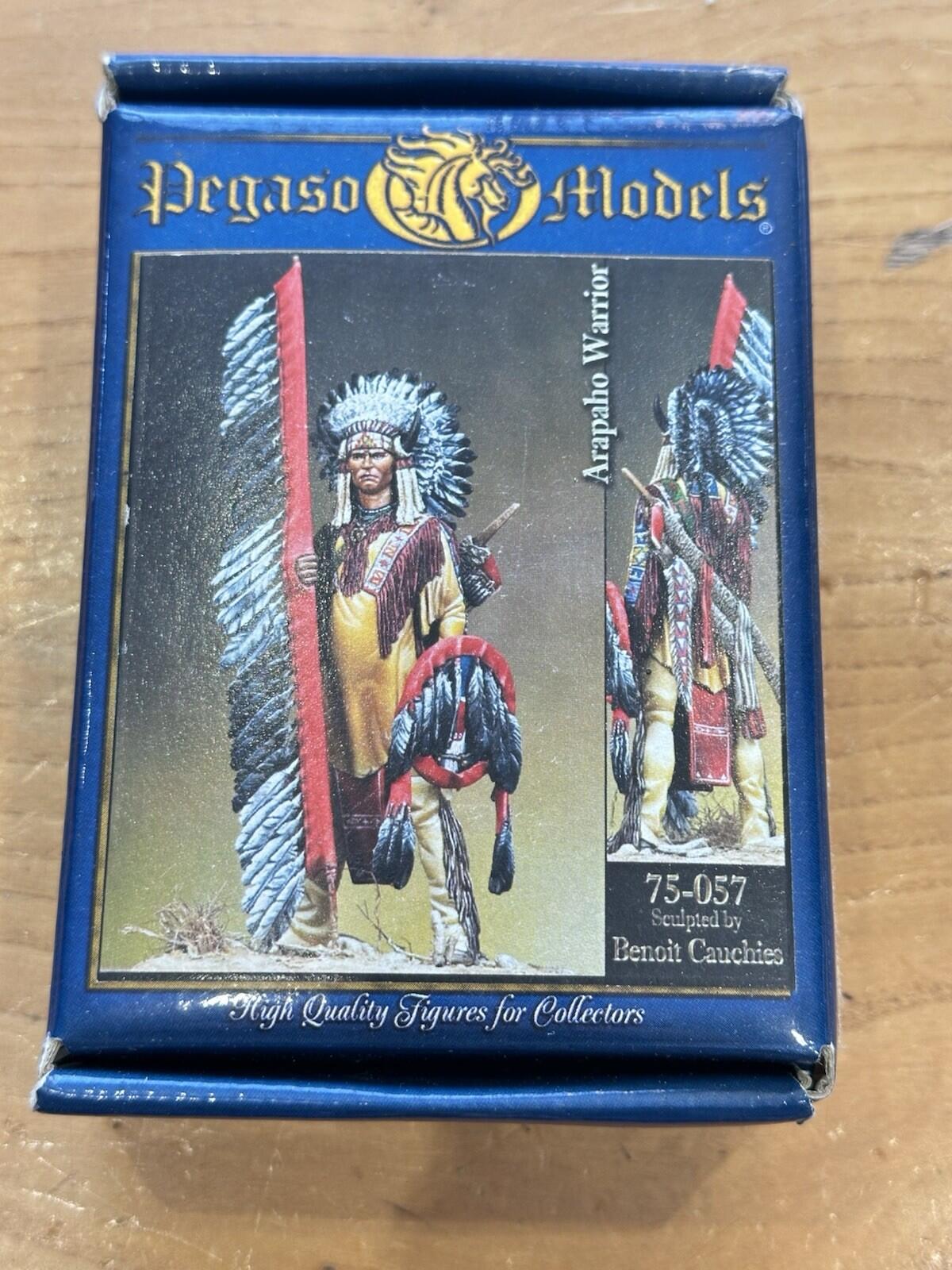 red indian ACW ARAPAHO WARRIOR Miniature White Metal Cast Figurine #F6 Pegaso