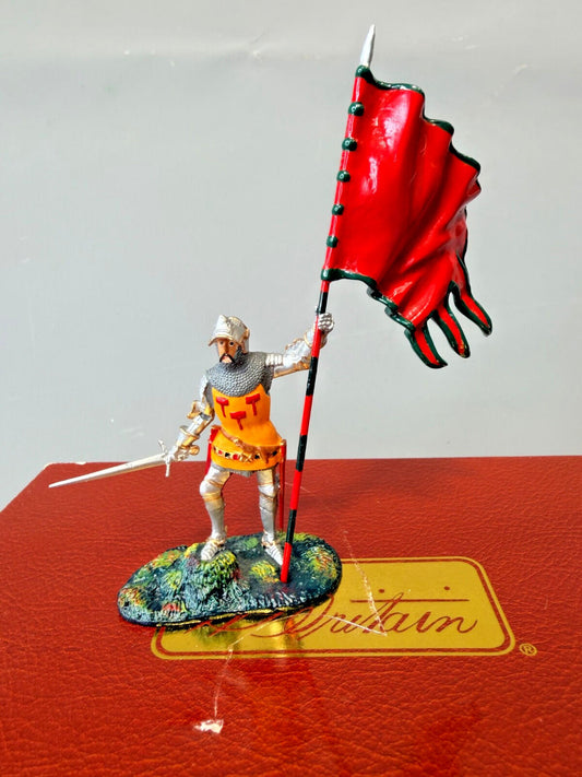 Britains 41141 Guillaume Martel Sire de Bacqueville 54mm Metal Figure MIB