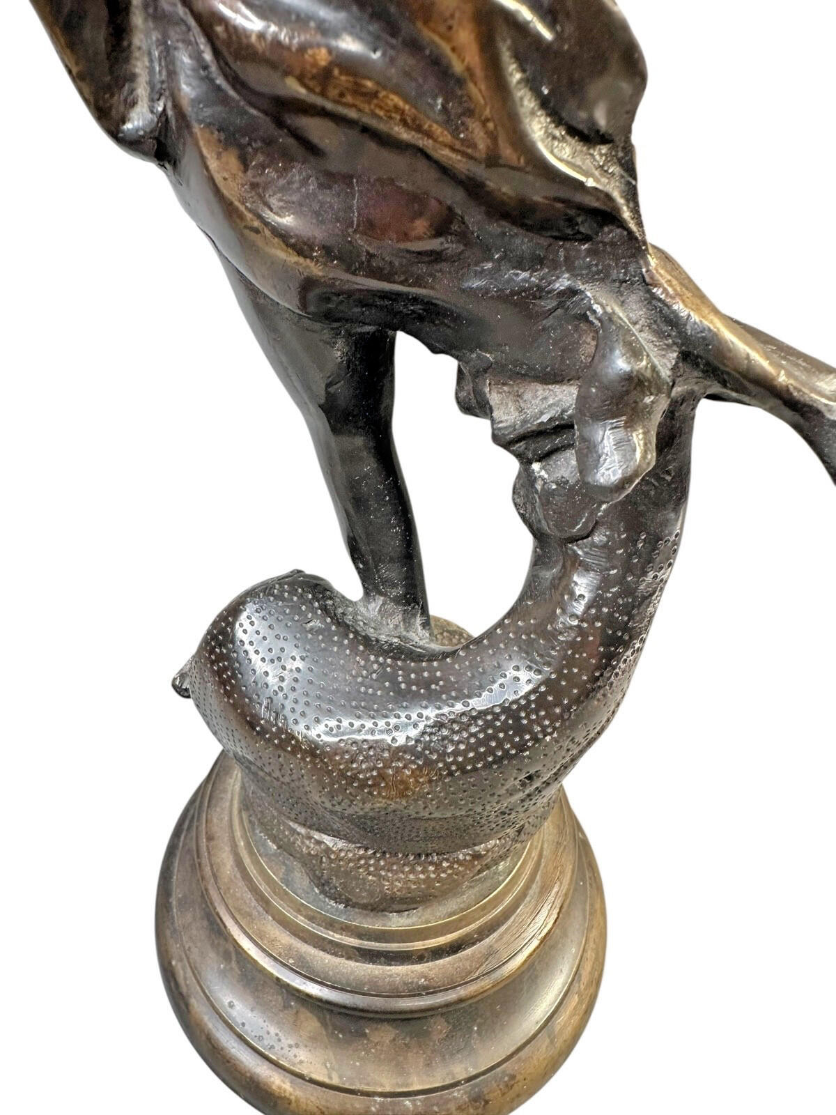 Antique Art Nouveau Bronze Sagittarius Lady Archer Statue c1900 Zodiac Fig 40cm