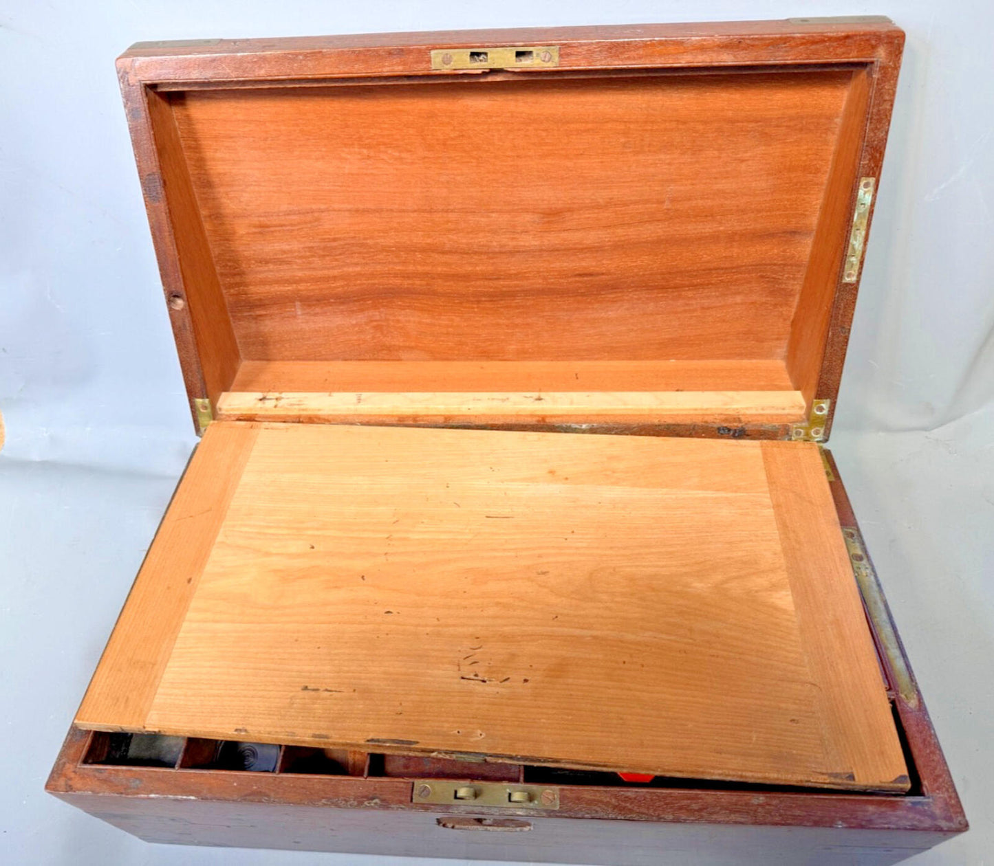Georgian Campaign Writing Box Cruickshank Royal Navy Surgeon Letters Archive Lot