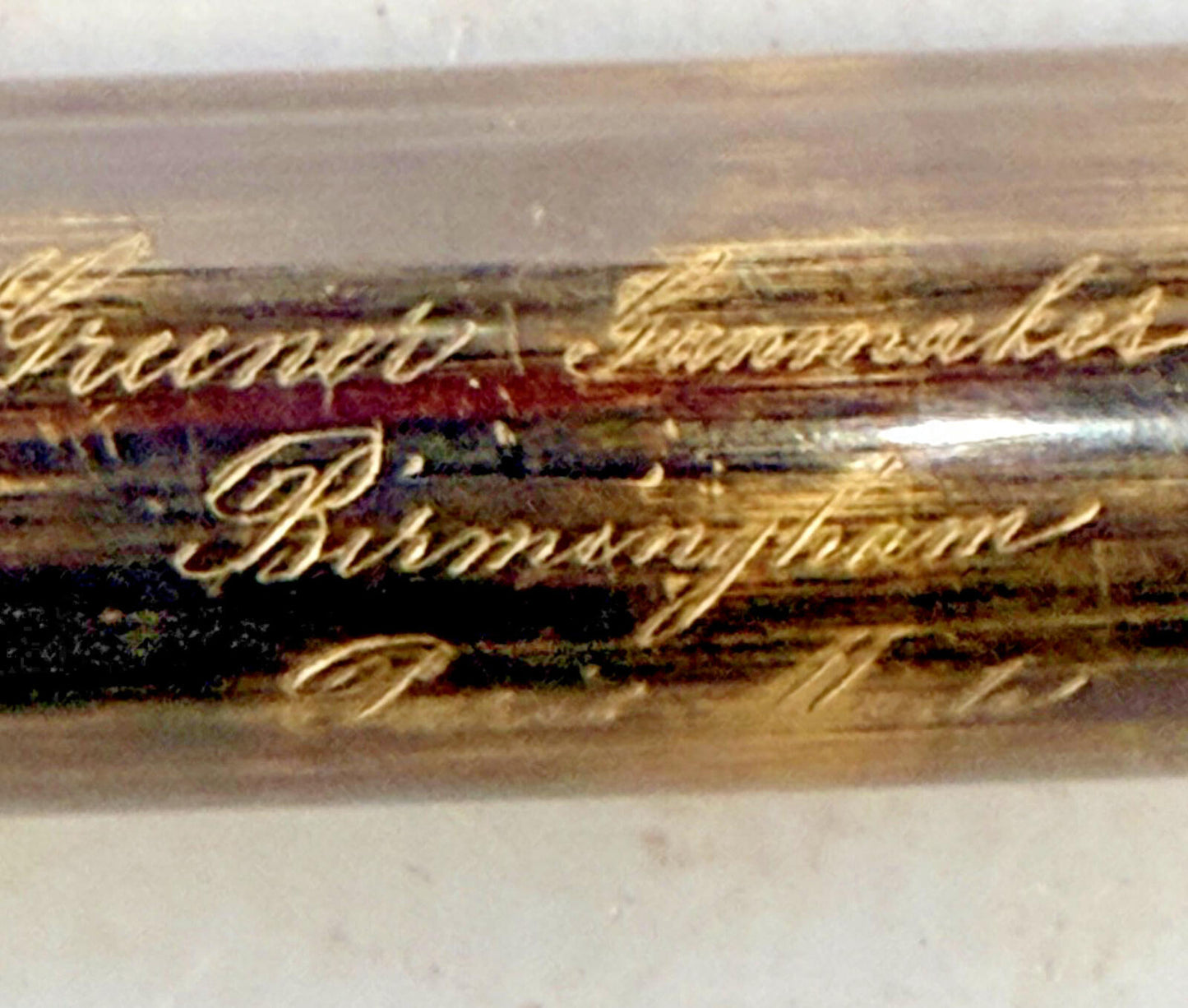 Antique W.W. Greener Birmingham Brass Telescope Spyglass Victorian Gunmaker