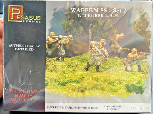 WW2 GERMAN WAFFEN SS 1943 KURSK  1/76 TOY SOLDIERS NEW SEALED pegasus hobbies