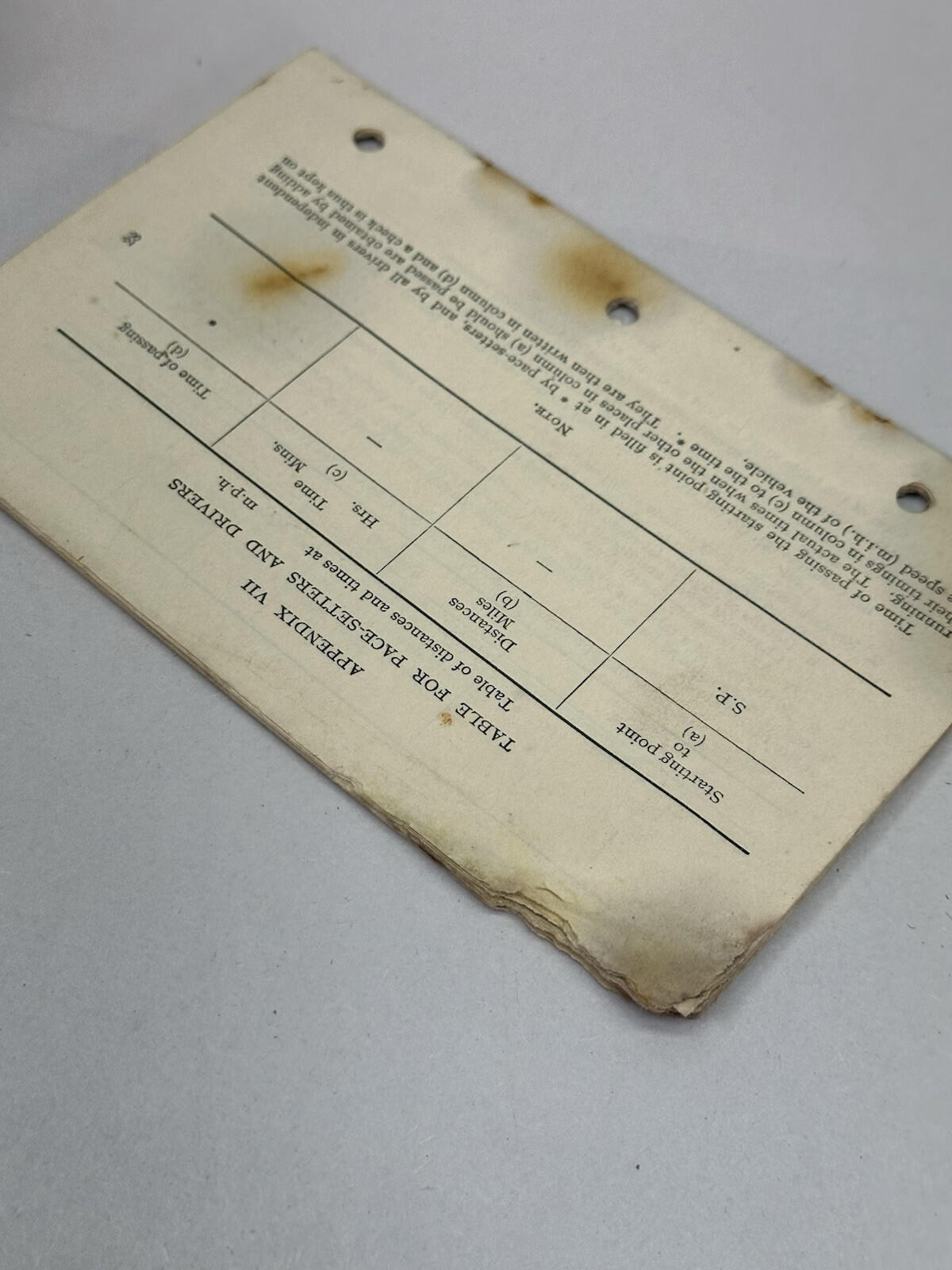 WW2 Pamphlet - Mechanised Movement By Road No 6 1939