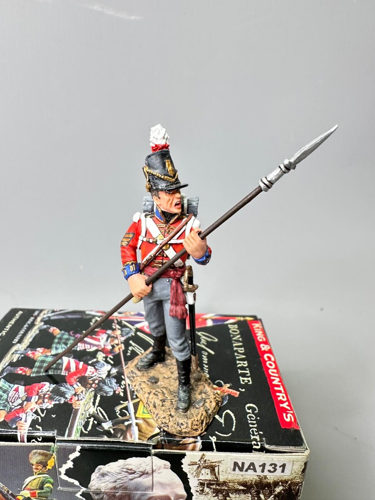 napoleonic NA 131 British with pike at ready new KING & COUNTRY