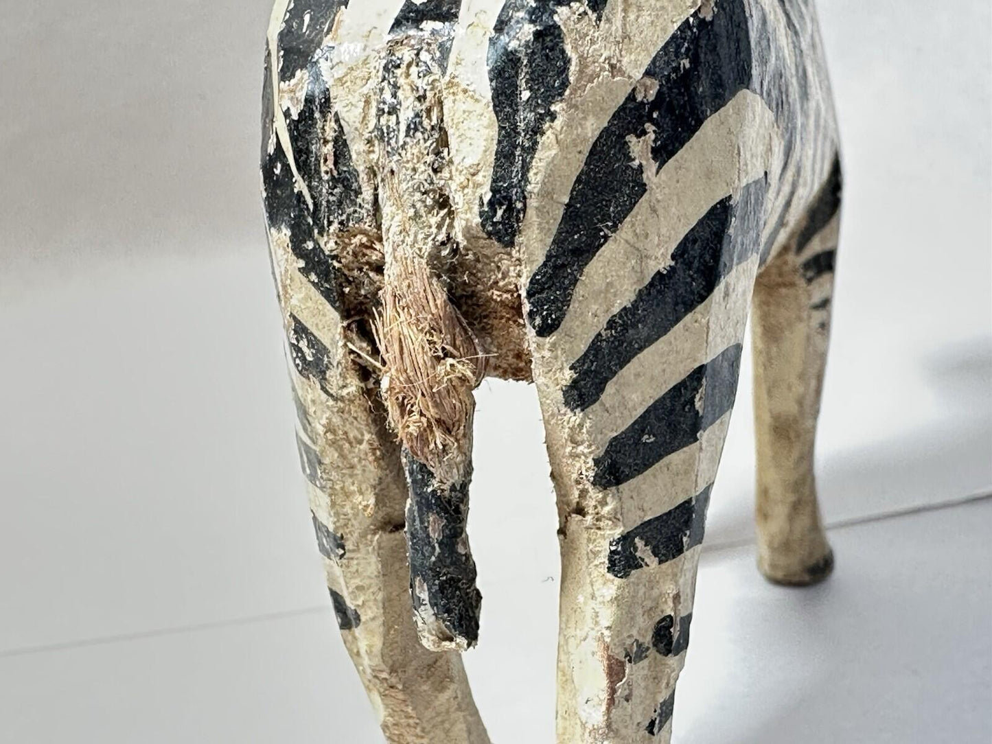 Forest Toys of Brockenhurst: Zebra  Very Rare HAND CARVED Frank Whittington -