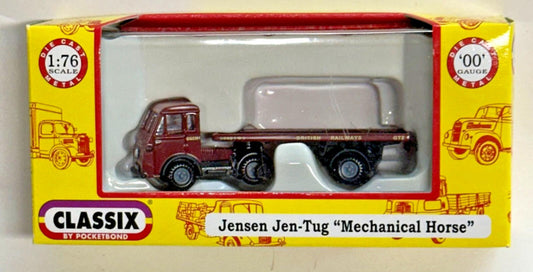 1/76 00 scale model JEN TUG FLATBED BRITISH RAIL   EM76503