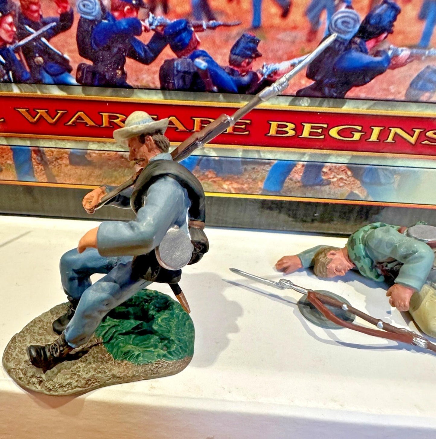 Conte American Civil War 57103 Confederate Wounded 54mm new boxed 3 figures