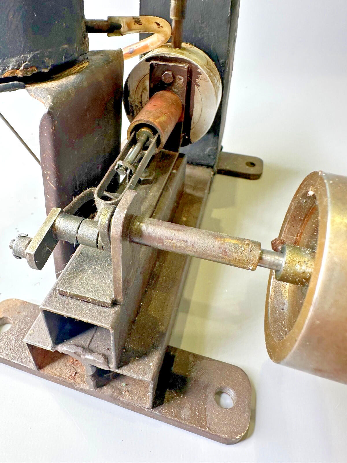 HOT AIR STIRLING Like LIVE STEAM horizontal engine hand made used