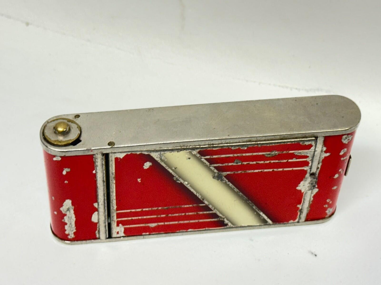 Cigarette Case compact with Lipstick Holder Art Deco