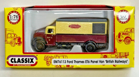 1/76 00 scale model FORD THAMES ET6 PANEL VAN BRITISH RAIL   EM76113