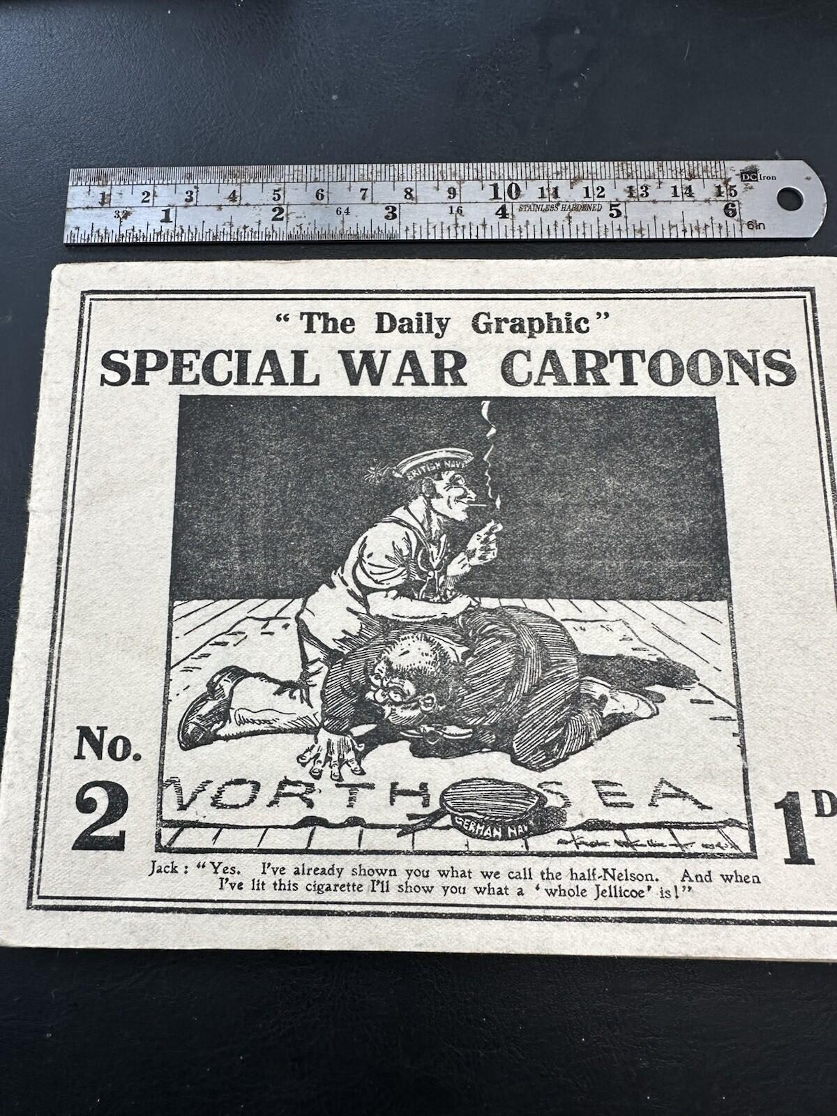 Daily Graphic Special War Cartoons Great WWI 1915 Booklet 23 Cartoons