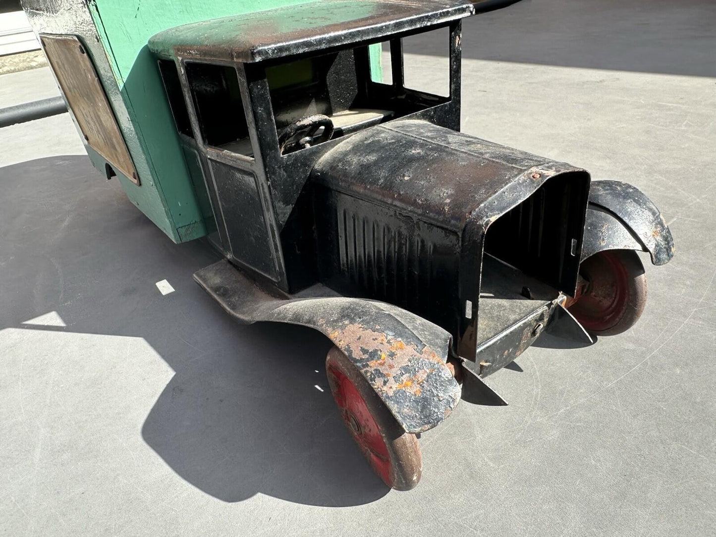 LINES BROTHERS TRI-ANG BEDFORD DAILY MAIL VAN PRE WAR LARGE PRESSED STEEL RARE
