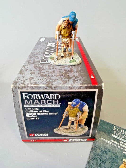 Corgi Forward March UN Relief Worker Civilians at War CC59182 Ltd Edition 1:32