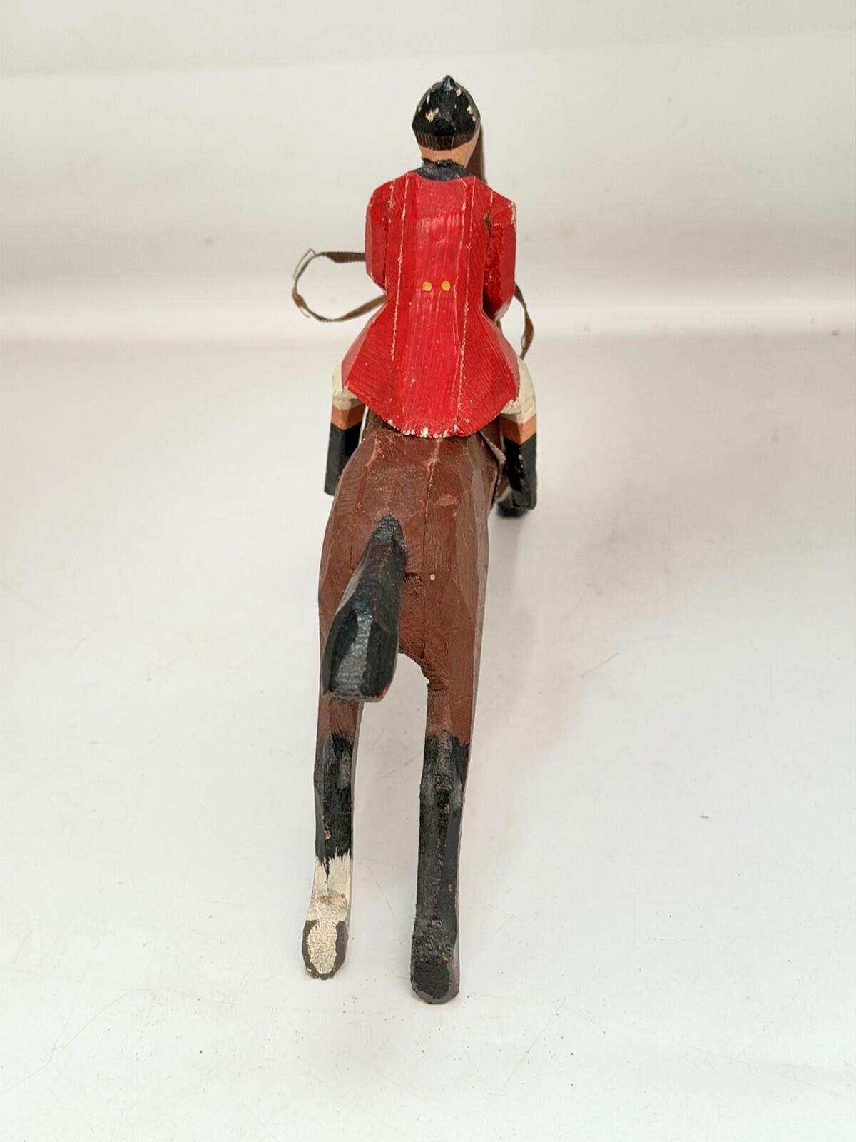 Forest Toys Brockenhurst rare hand carved hunt with fox Frank Whittingtons