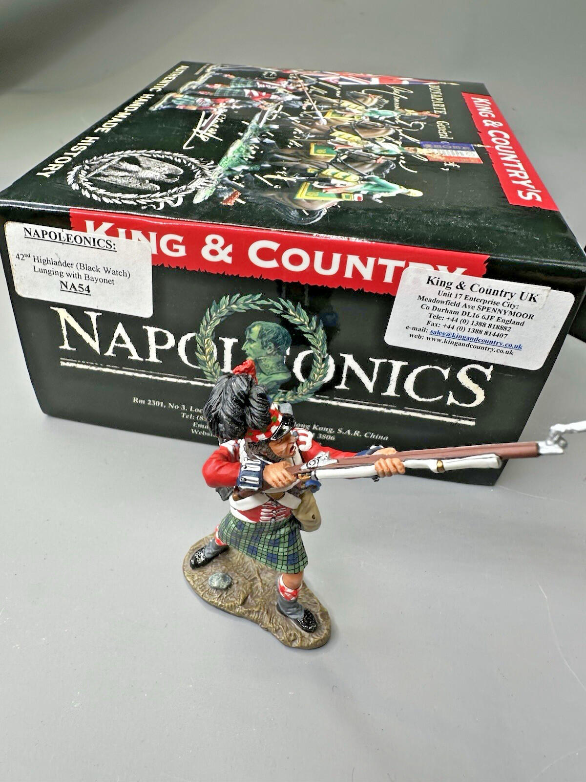 Waterloo Napoleonic 42nd BLACKWATCH HIGHLANDER NA54 1:30 King and country