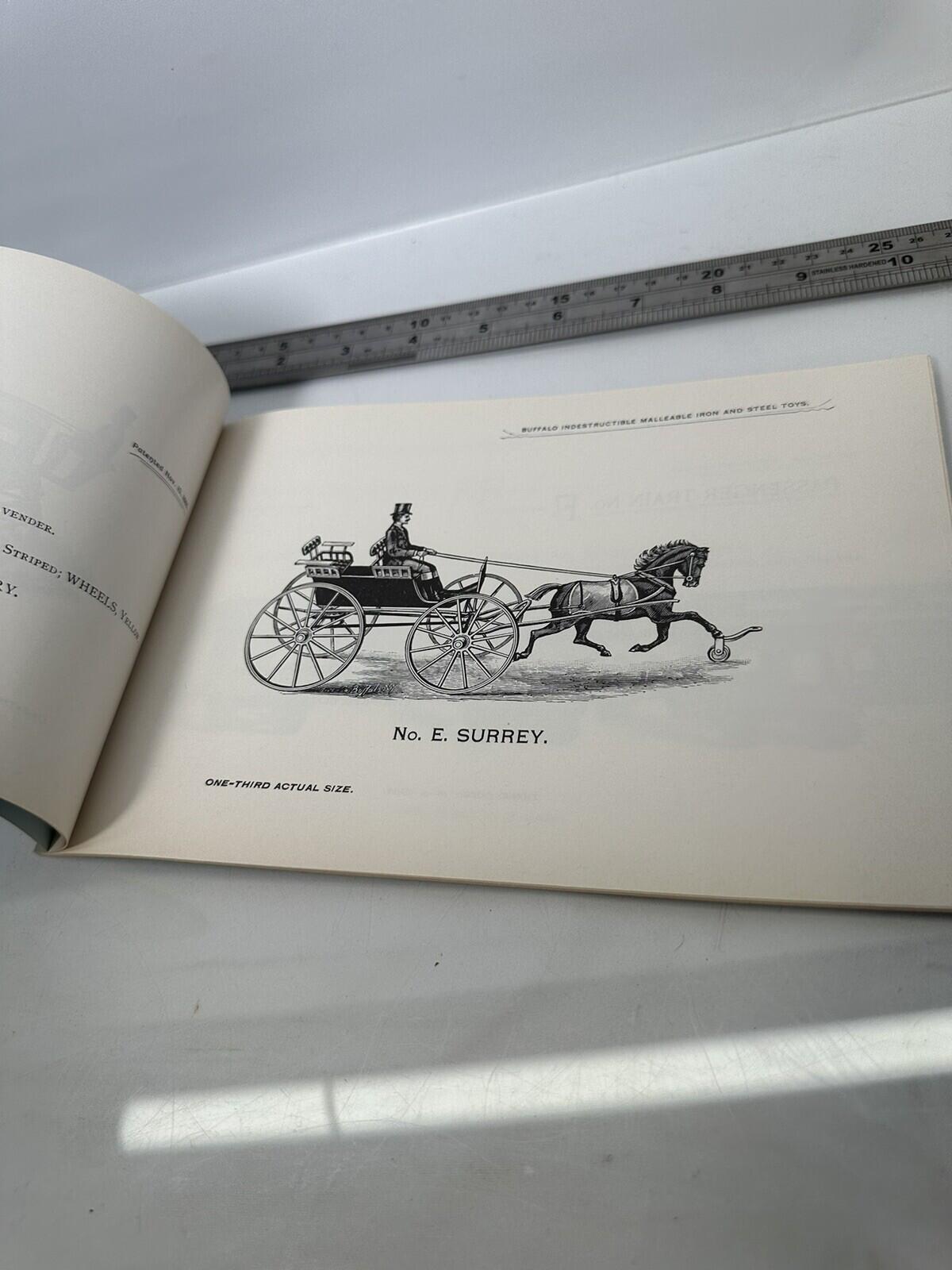 Buffalo Indestructible Malleable Iron and Steel Toys Catalog 1920?s Rare