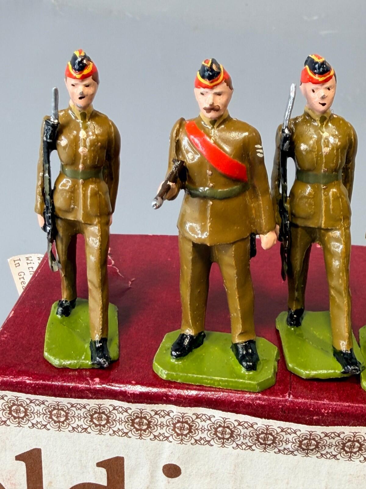 Rose Soldier’s Soldiers Foreign Armies Set Hand Painted KINGS OWN BORDERERS MIB