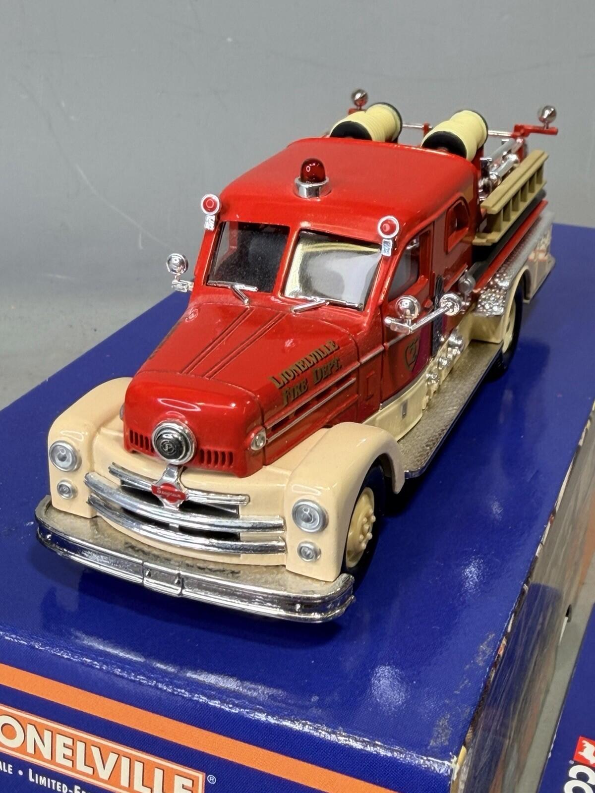 CORGI LIONELVILLE SEAGRAVE 70TH ANNIVERSARY FIRE ENGINE Mint In Box