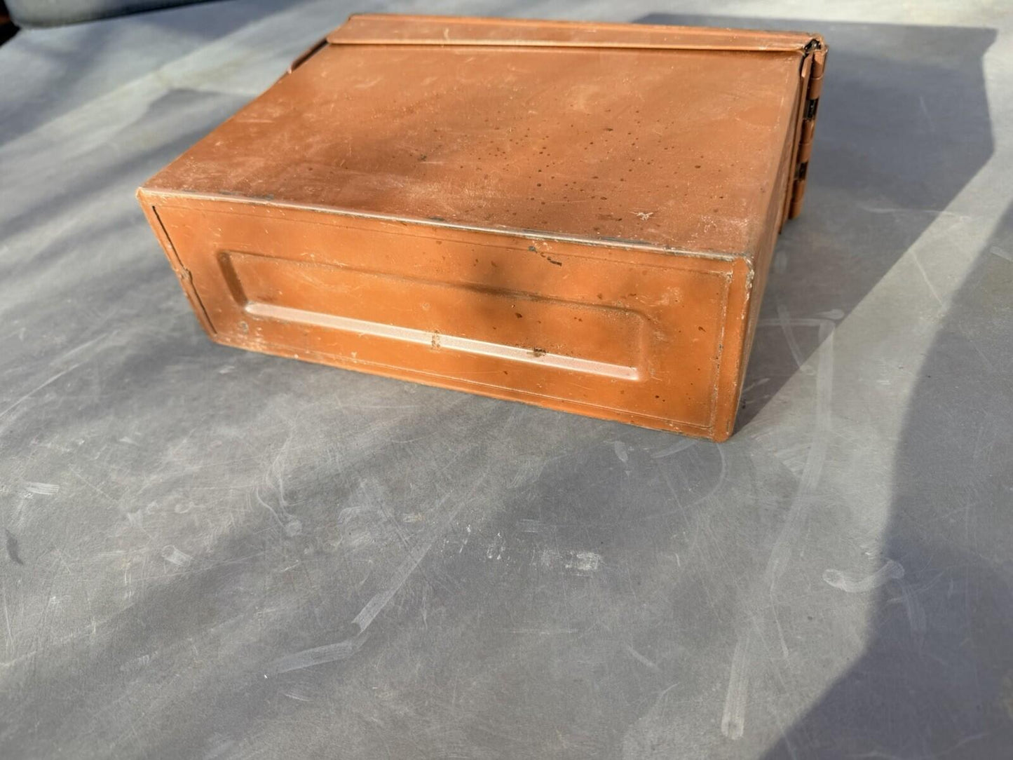 British Army 0.30mm  Cal Ammo Tin genuine item Original Paint 1970’s 250 Round