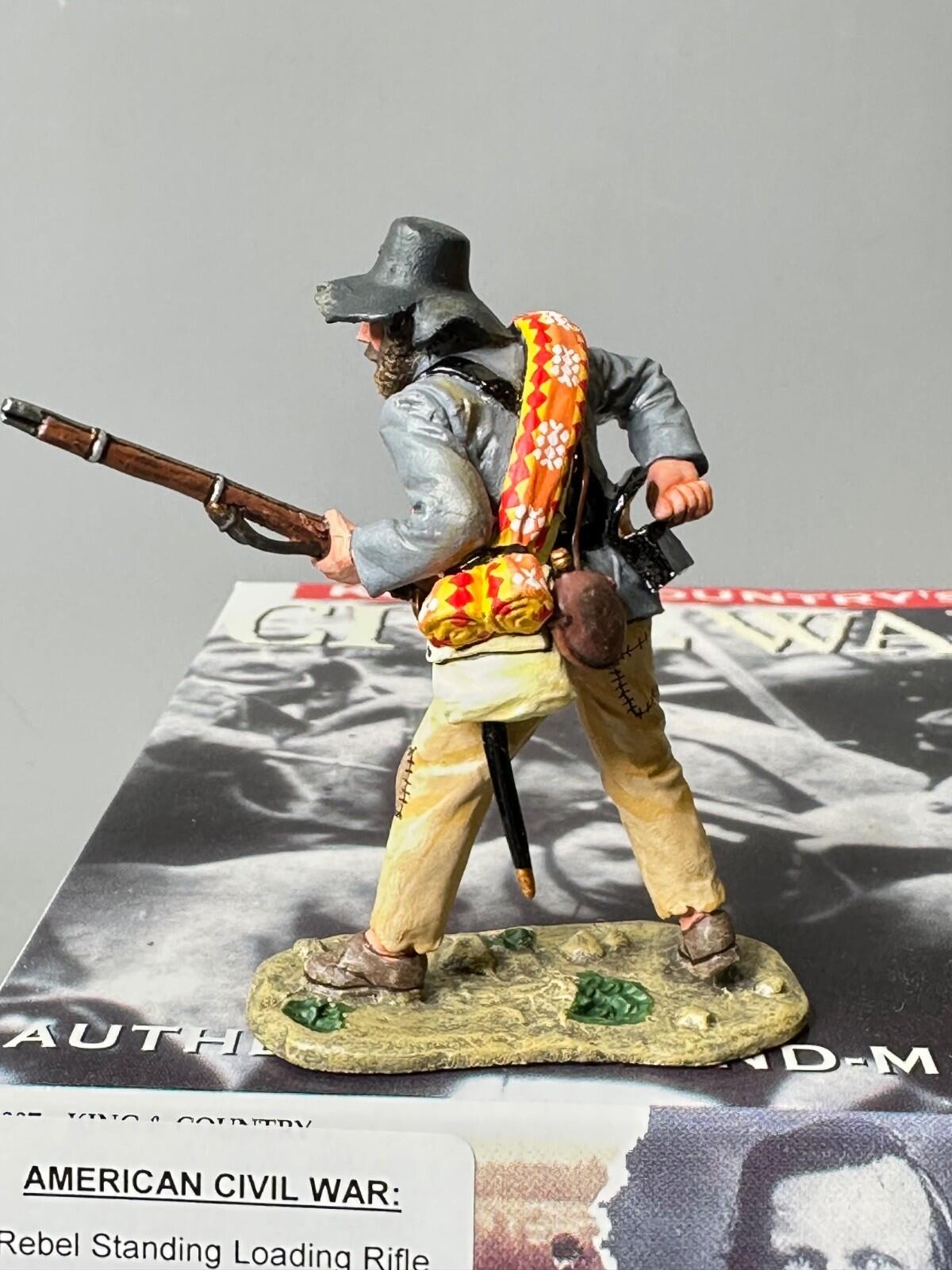 ACW CW23 Rebel standing loading rifle American civil war new King and country