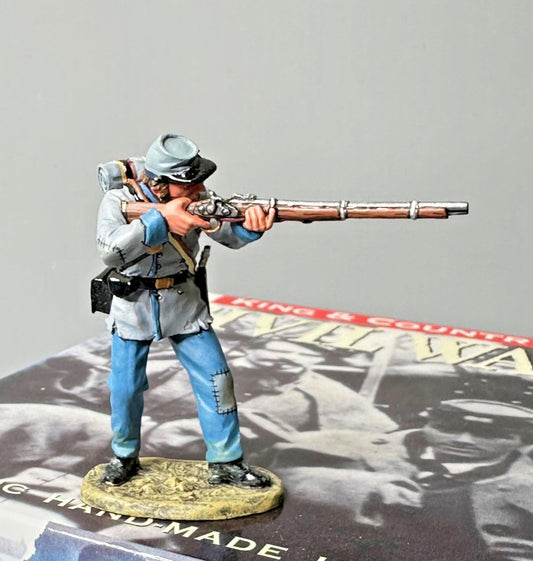 ACW CW21 Rebel standing firing rifle American civil war new KING & COUNTRY