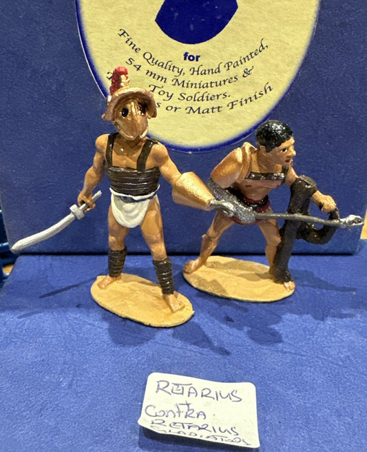 Roman Gladiators , 54mm Waterloo House Miniatures 1/35 toy soldiers lead