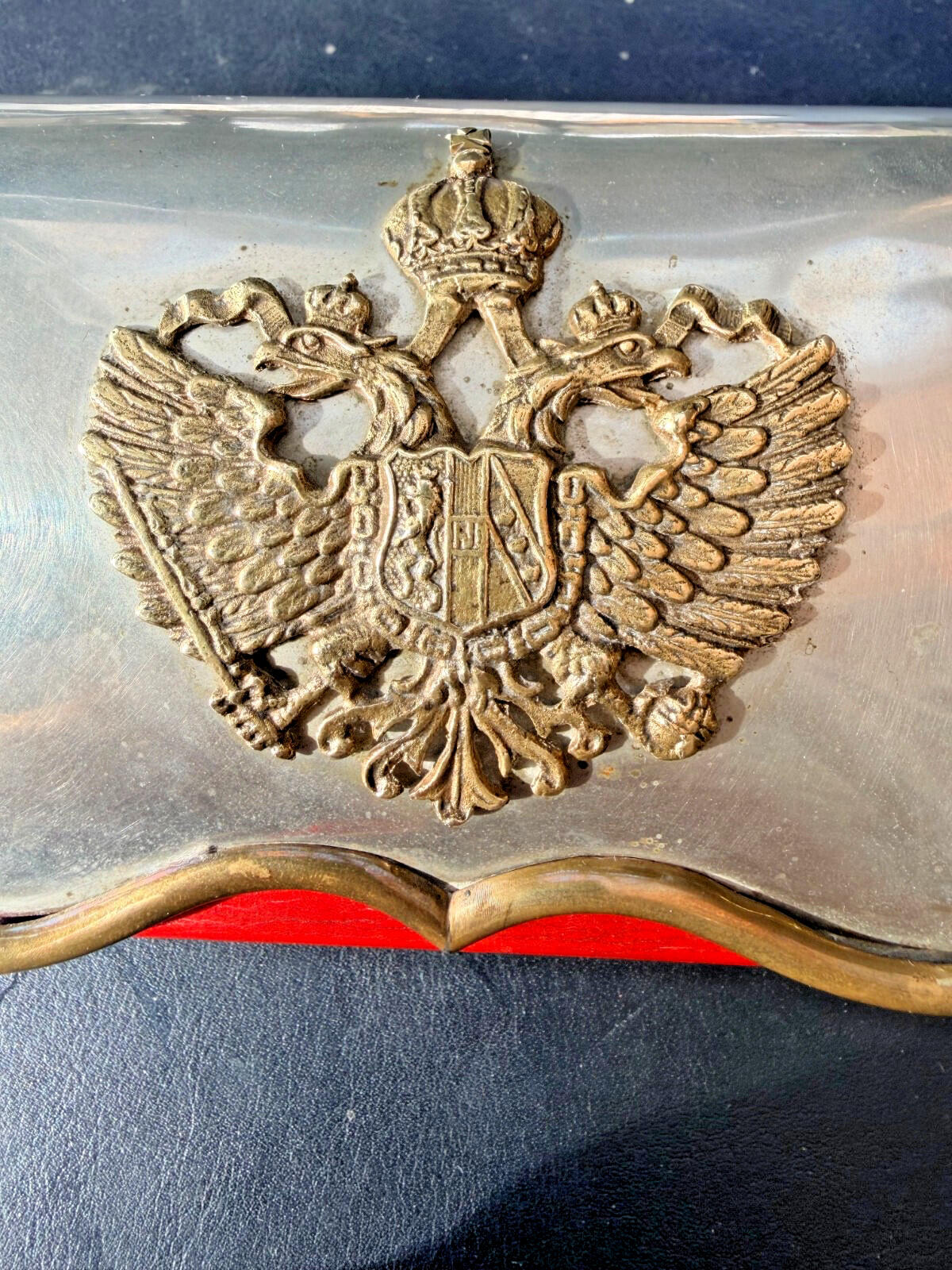 Austrian cavalry officers cartouche bag Austro-Hungarian 19th century