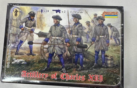 1/72 toy soldiers ARTILLERY OF CHARLES X11 SWEDISH NOS MIXED