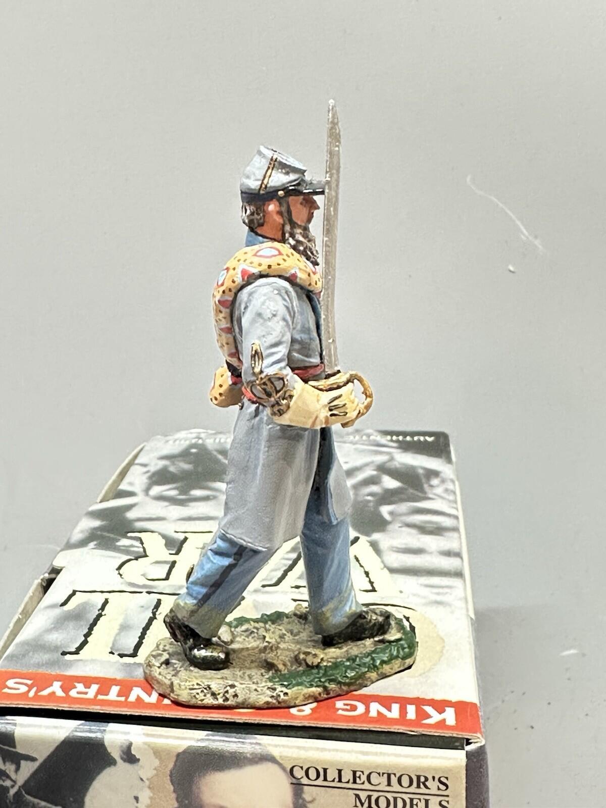 American Civil War Confederate Officer Marching CW14 1/30 KING & COUNTRY