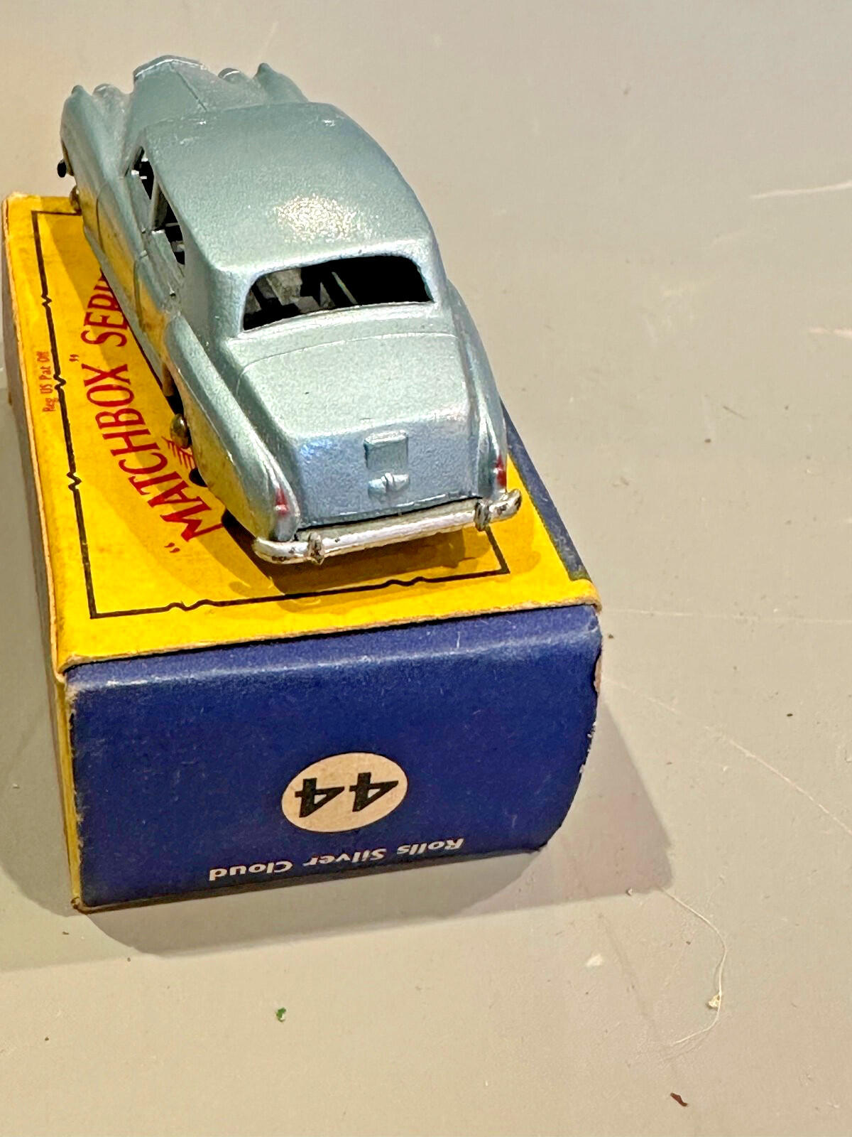 MATCHBOX SERIES A Moko Lesney product #44 ROLLS ROYCE SILVER CLOUD  MINT BOXED