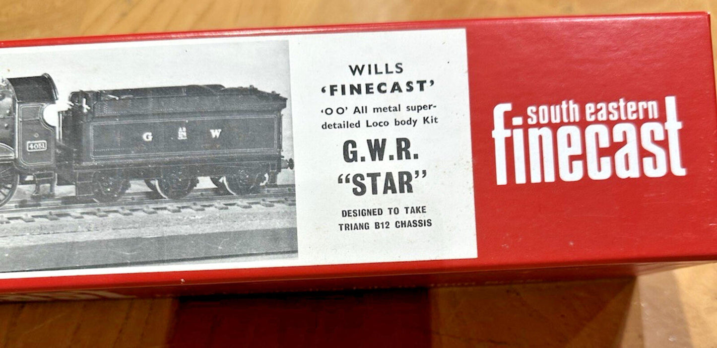 OO GAUGE TRAIN WHITE METAL KIT Finecast GWR STAR 4-6-0 NEW Old Stock