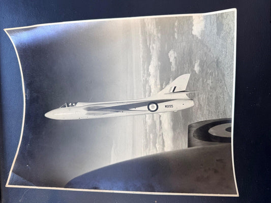 Vintage RAF Fairey Delta 2 FD2 WB195 Aircraft Photo Supersonic Jet Glos aircraft