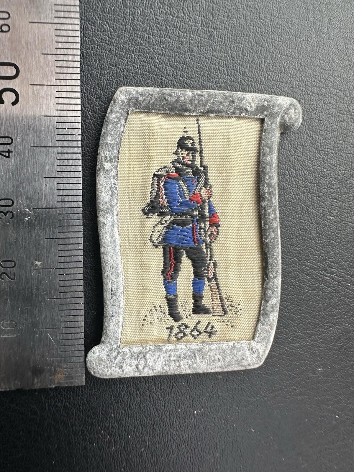WW2 German Tinnie .winter Welfare Fern Verkehr Original ! Embroidery Soldier