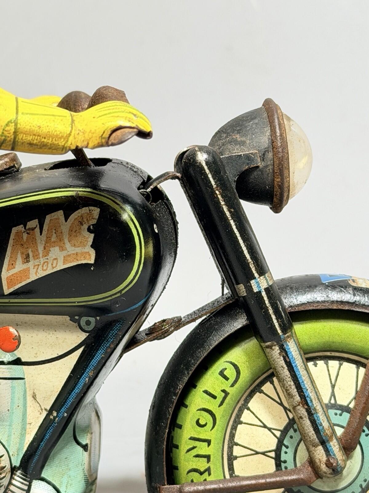 Arnold Mac 700 Clockwork  Motorcycle RARE  Harley Davidson Indian 1948 WORKING