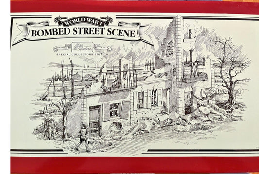 Britains BOMBED STREET SCENE #00159 complete boxed WW1/WW2 new inc shipping box