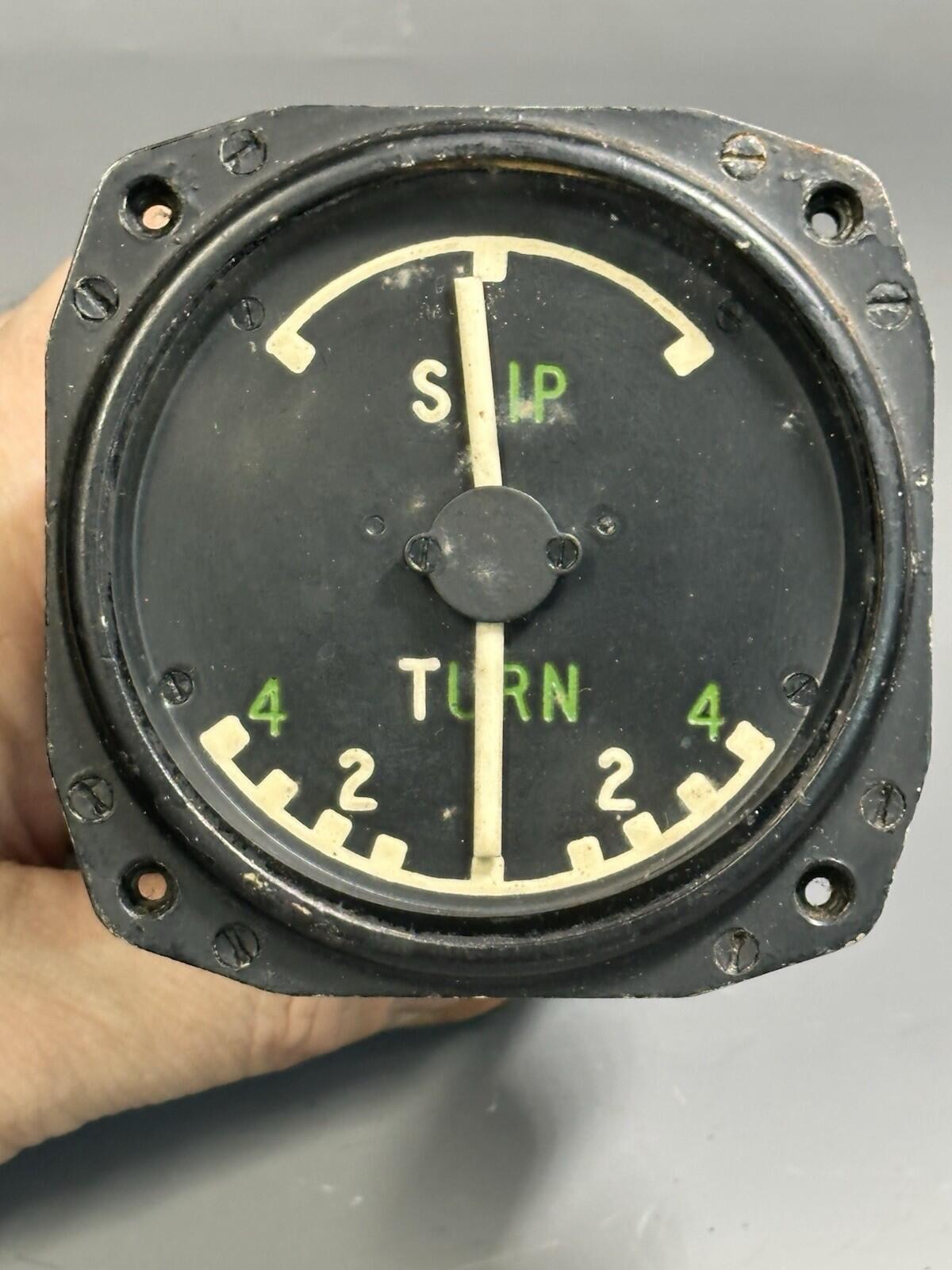 Ww2 Air Ministry Turn & Slip Gauge RAF fighter Bomber Transport Aeroplanes