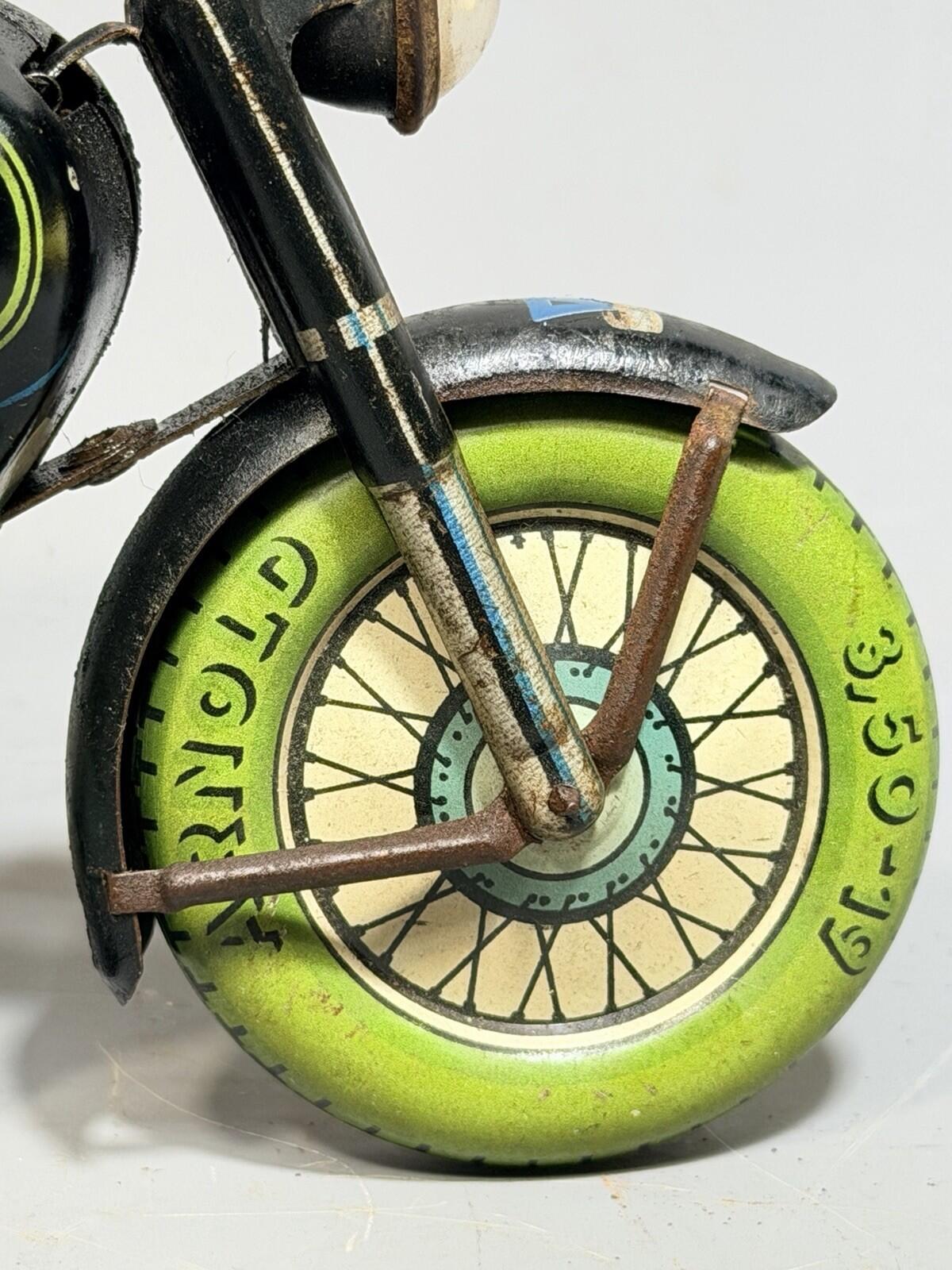 Arnold Mac 700 Clockwork  Motorcycle RARE  Harley Davidson Indian 1948 WORKING