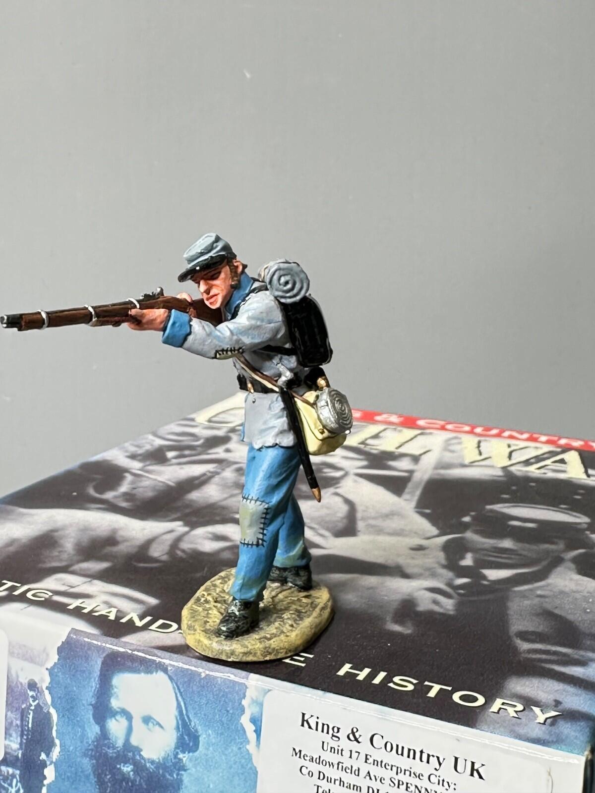 ACW CW21 Rebel standing firing rifle American civil war new KING & COUNTRY