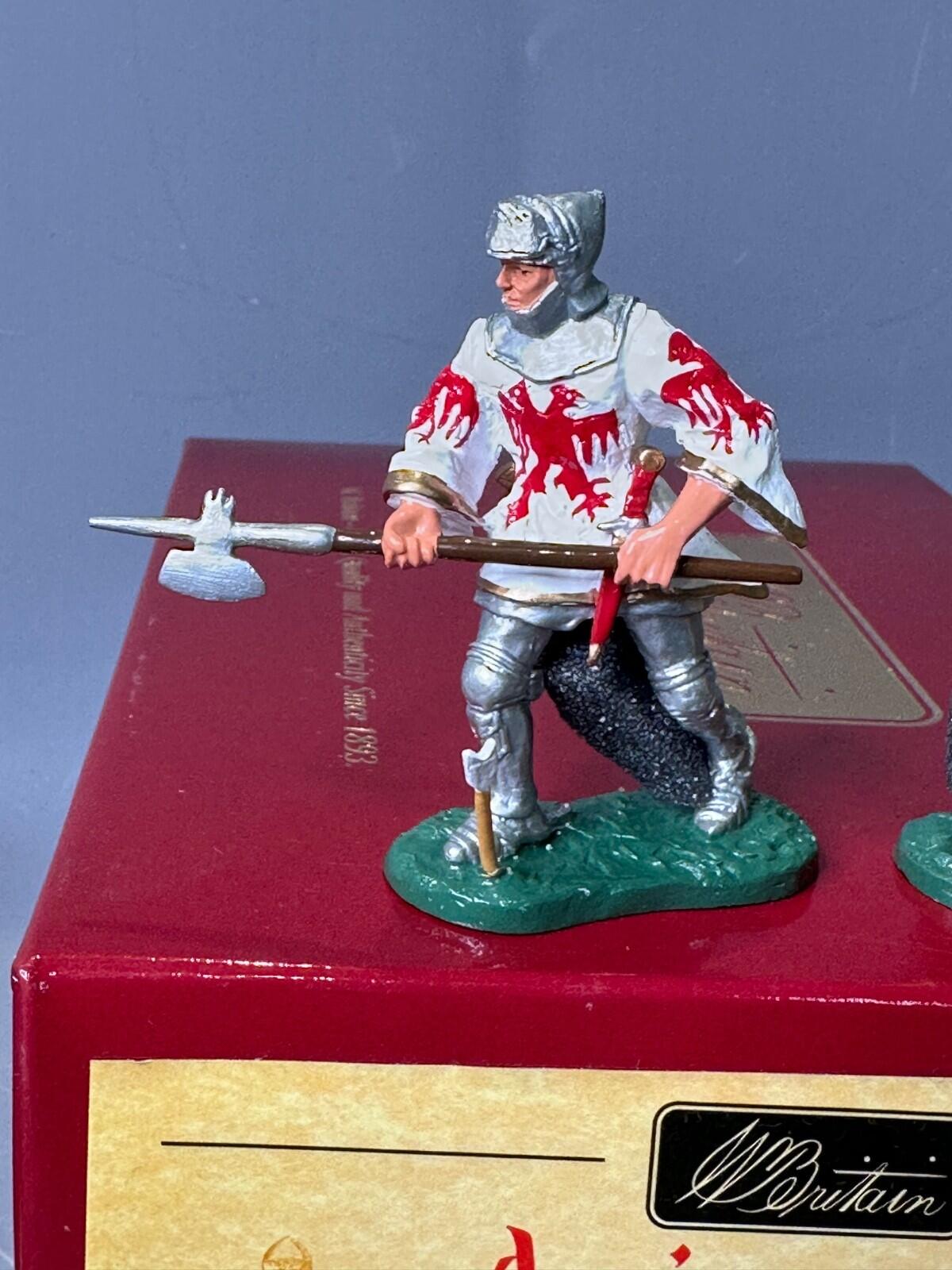 Britains #43017 AGINCOURT gloss series bowman & Jean Le Maingre new 54mm NOS