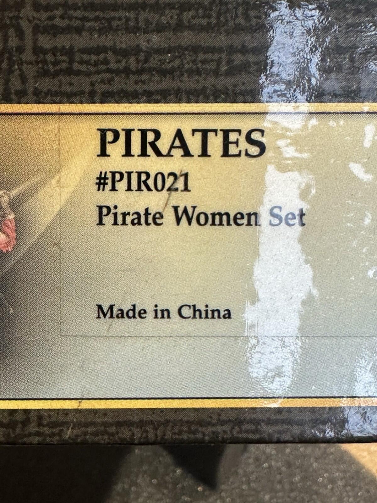 CONTE Pirates #pir021 PIRATE WOMEN SET 1/30 Scale Matt Finish New Old Stock