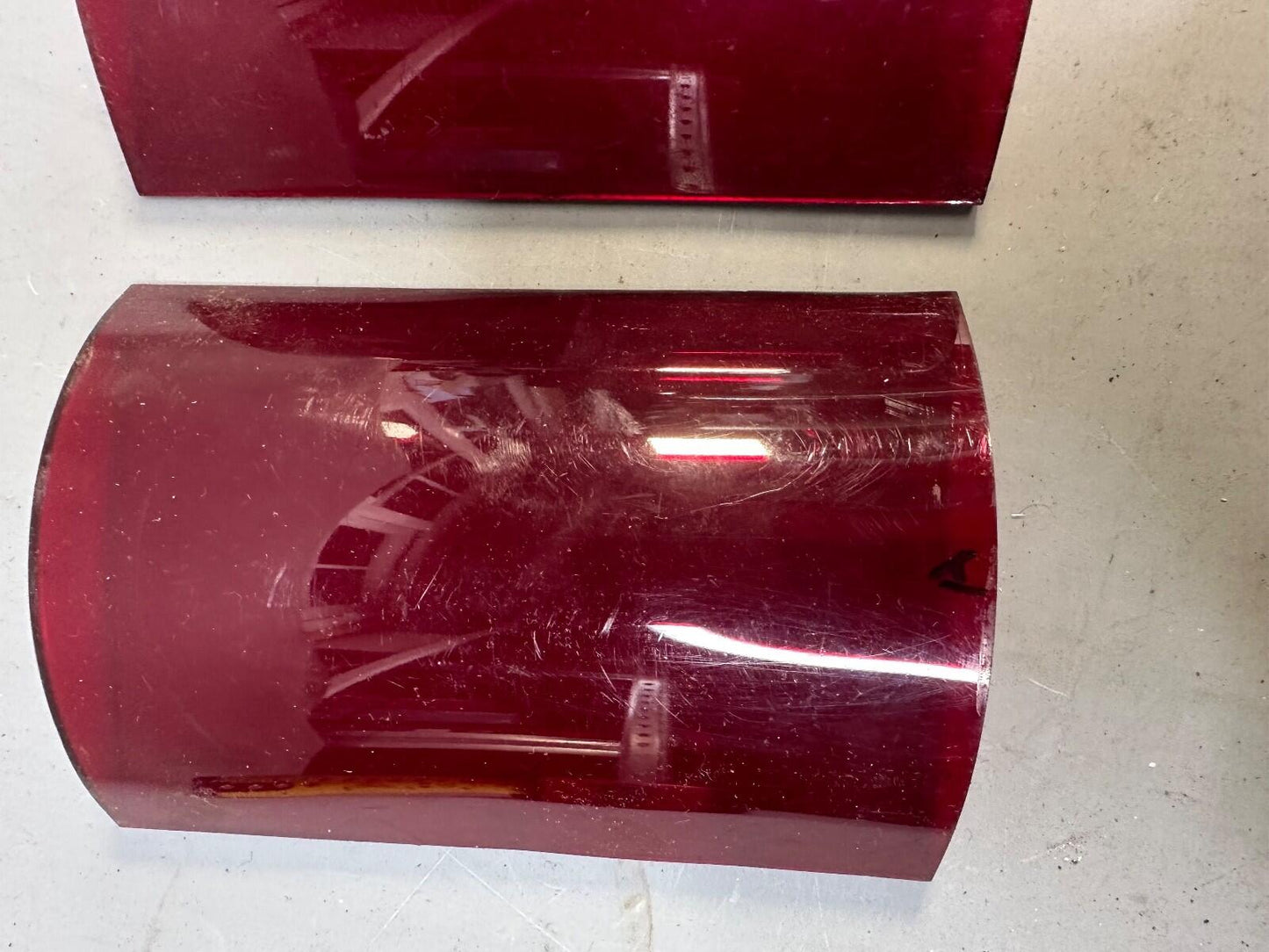 Vintage Railway hand Signal Red PLASTIC  Lamp Panels  Job Lot BR, GWR,LMS