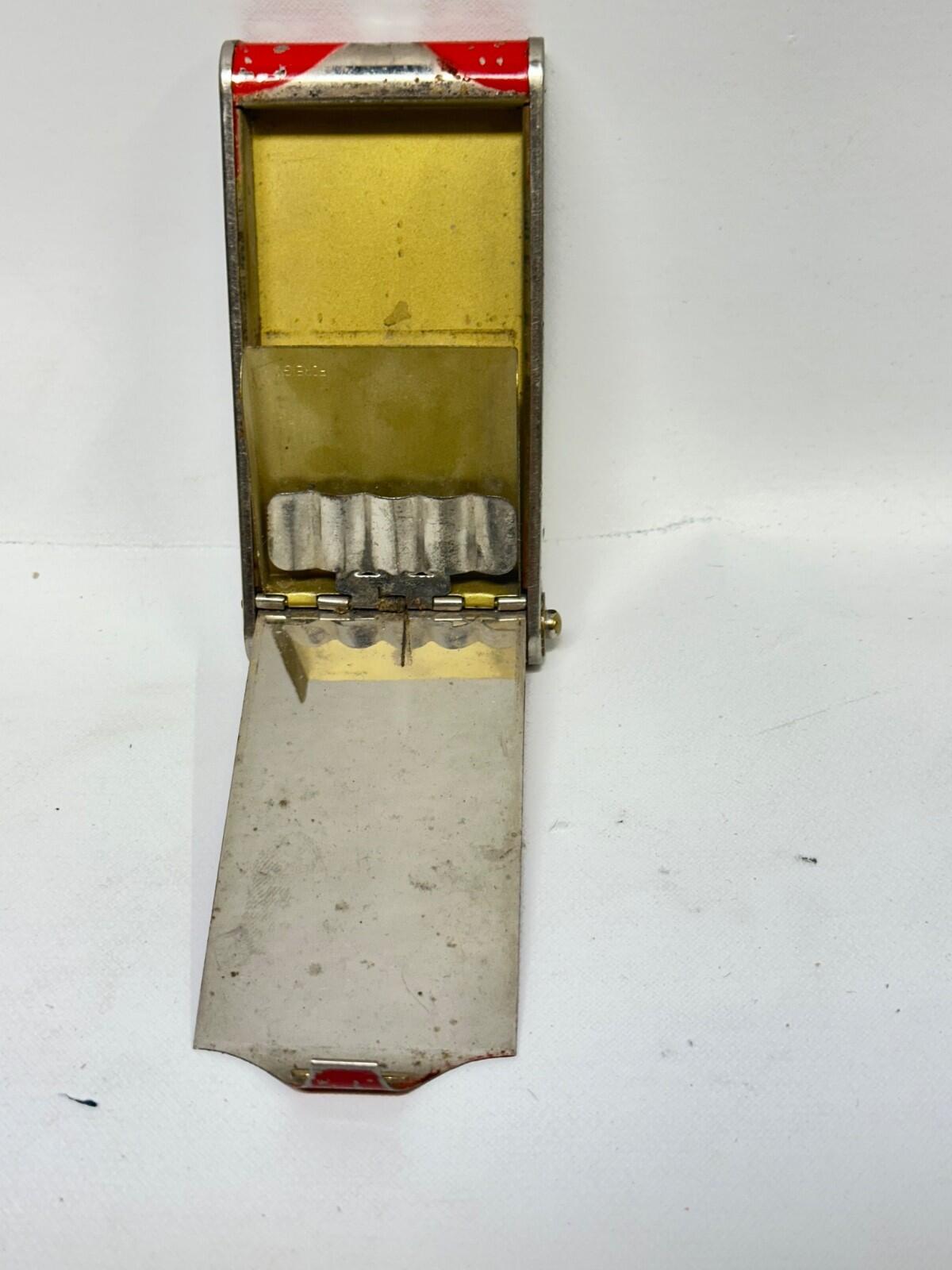 Cigarette Case compact with Lipstick Holder Art Deco